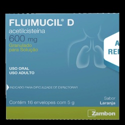 Fluimucil D 600mg C/16 Env