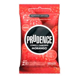 Preservativo Prudence Morango C/3un