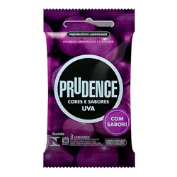 Preservativo Prudence Uva C/3un