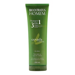 Shampoo Homem 3 Em 1 Bio Extratus 250ml
