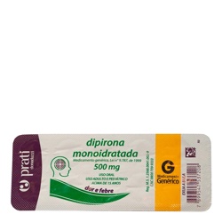 Dipirona Sod 500mg C/10cprs Prati Donadu