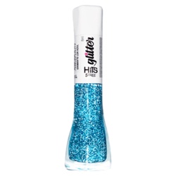 Esmalte Hits Glitter Diamante Lua Azul 8ml