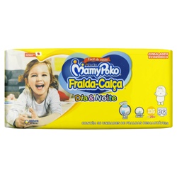 Fralda Mamypoko Dia Noite Hiper Xxg 36