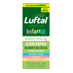 Luftal Gts Inf 75mg 30ml  Sem Corantes