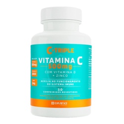 C-triple 500mg+zn+vit D200ui 30comp
