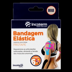 Bandagem Elastica Adesiva Protape Bege
