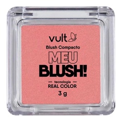 Blush Vult Compacto Rosa Perolado 3g