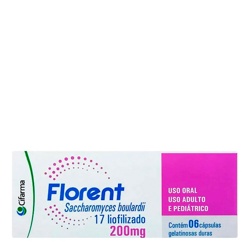 Florent 200mg C/6cpas