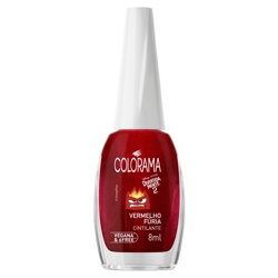 Esmalte Colorama Nu Divert Vermelho Furia