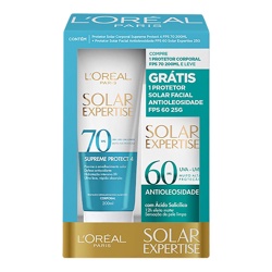 Protetor Sol Loreal Fps70 200ml Sup Protetor+fac