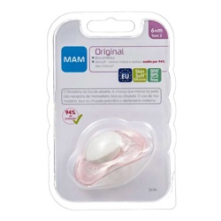 Chupeta Mam Original +6m Rosa