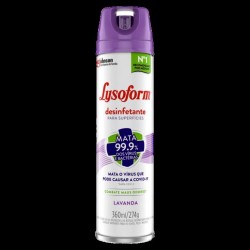 Lysoform Desinf Aerosol 360ml Lavanda