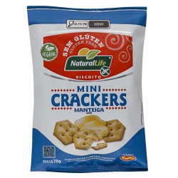 Biscoito Mini Crackers Manteiga S/glut. 70g