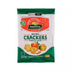 Biscoito Mini Crackers Ceb.salsa S/glut. 70g