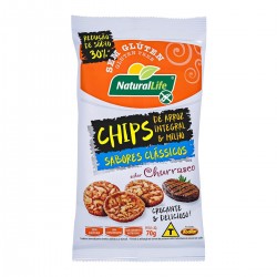Chips Arroz/milho Churrasco Nat.life 70g