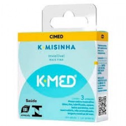 K-med K-misinha Invisivel C/3 Un