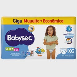 Fralda Babysec Giga Xg C/76