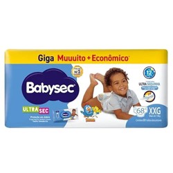 Fralda Babysec Giga Xxg C/68