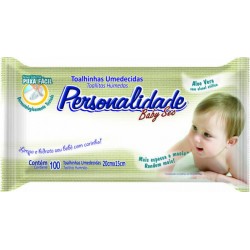 Toalha Umedecida Personalidade 100un