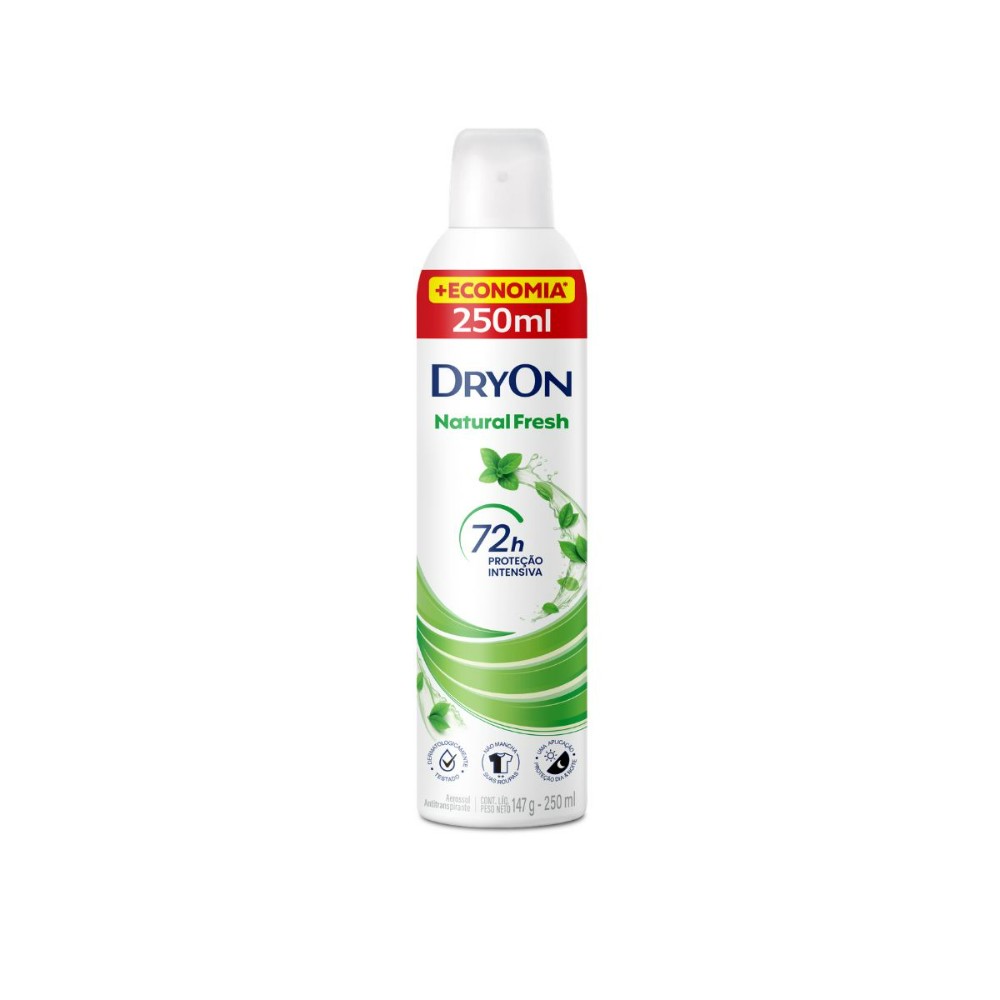 Desodorante Dryon Aero 250ml Natural Fresh 72h