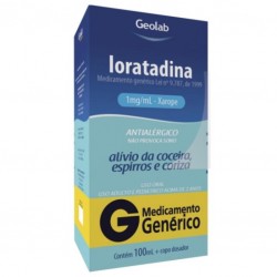 Loratadina Xarope 100ml Geolab
